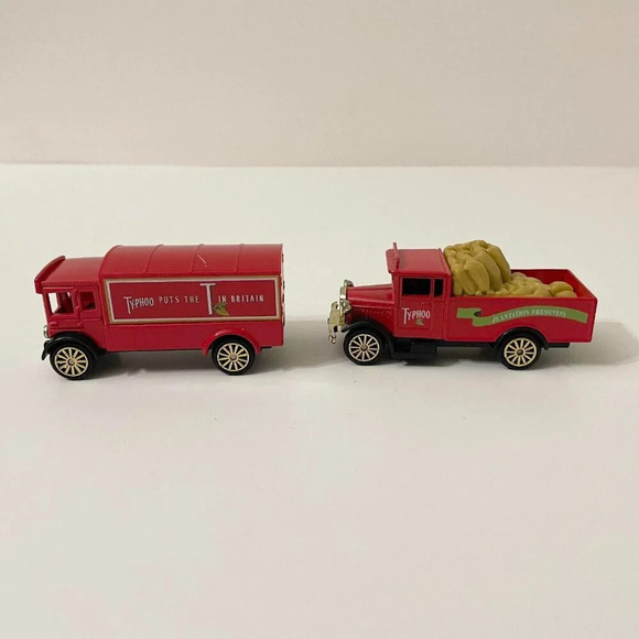 Vtg Lot of 2 Corgi Morris Truck Plantation Freshness Typhoo AEC Van Diecast - Picture 16 of 16